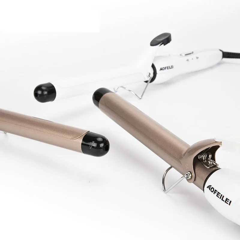 Aofeilei 19-38mm Ceramic Electric Curling Iron Big Roll 110v hair curling ironT251114