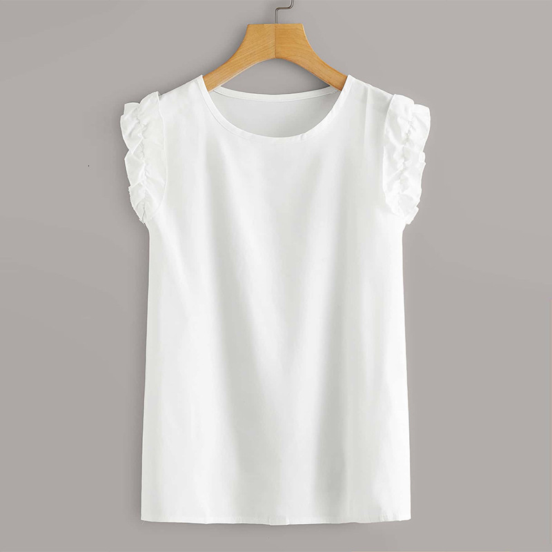 Lace Short Sleeve Shirt 2025 Summer New Vacation Style Round Neck Shirt Womens Wear