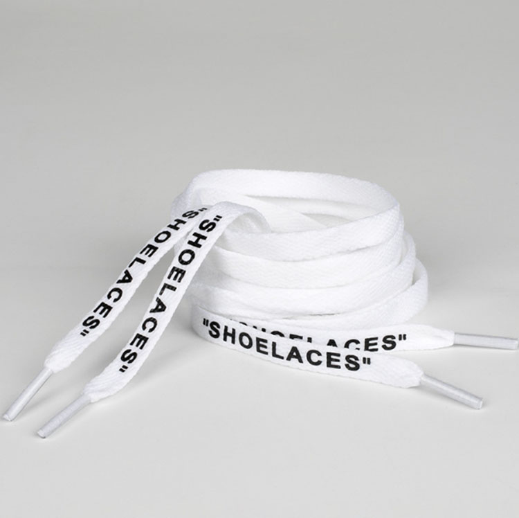 120cm shoelace double side print "SHOELACE" colorfuls letter shoe rope sport shoe accessories