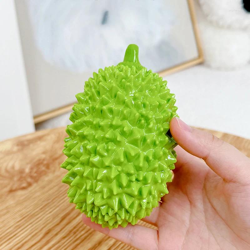 Update Simulation Durian Dog Toys Puppy Squeak Toy Interactive Outdoor TPR Training Pet Chew Clean Mouth Pets Supplies