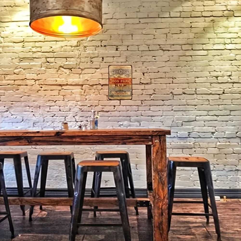 1pc 20x30cm 2D Flat Don Papa Rum Metal Sign - Antique Tropical Poster Rustic Decor for Home Bar/RestaurantM251114