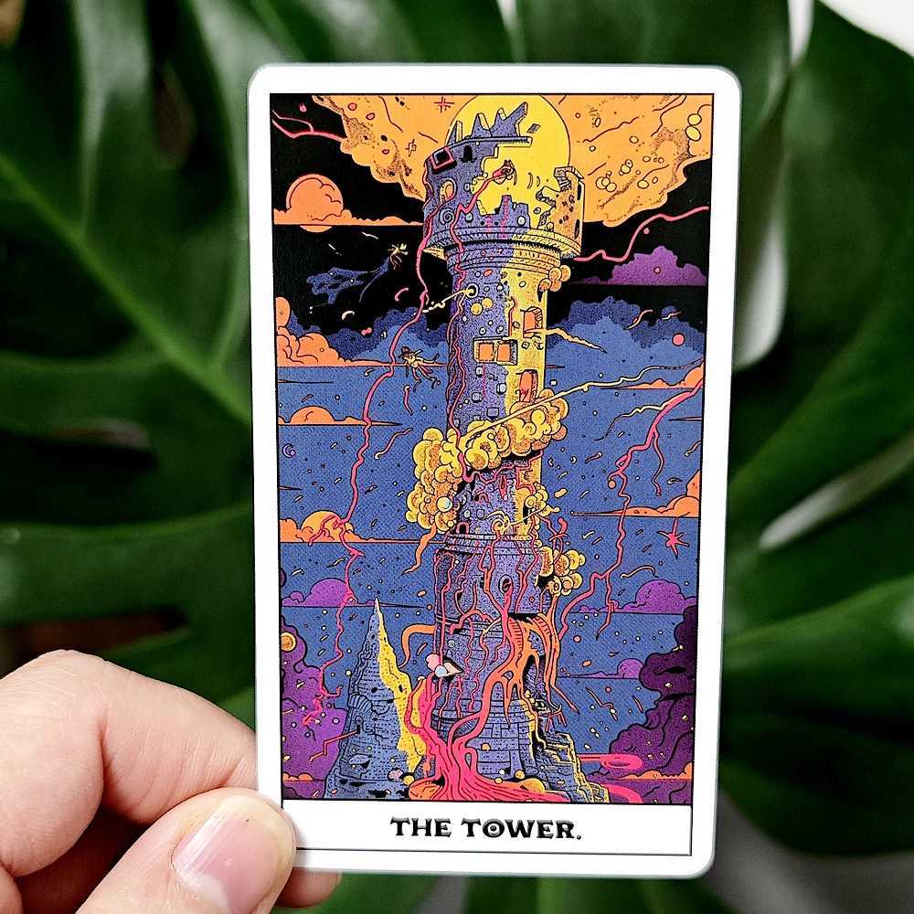 Phantom Tarot Deck 1036cm 78 Colorful Tarot Cards Based on Rider Waite System C251114