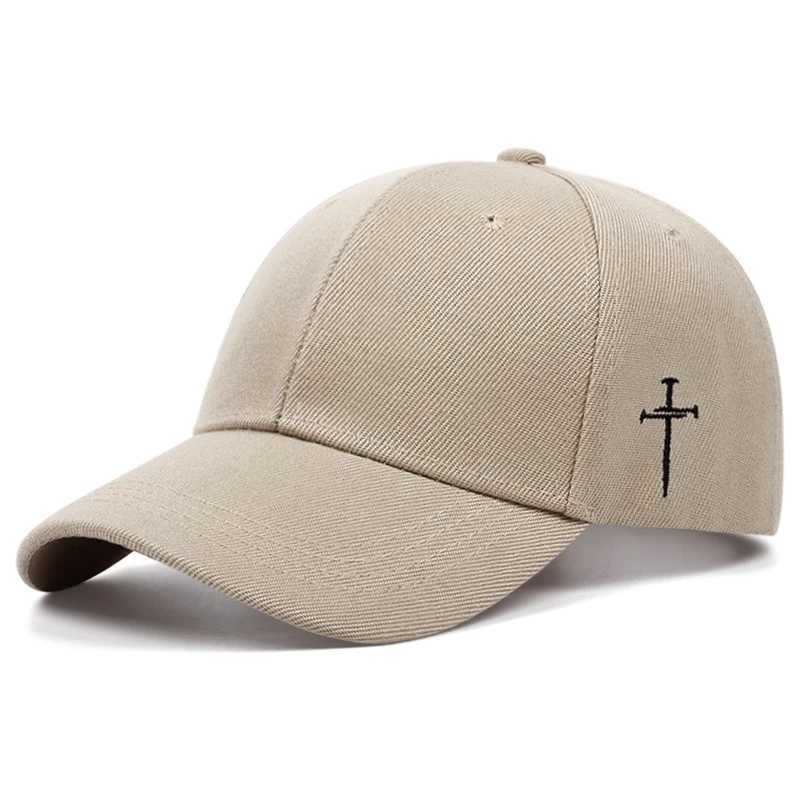 2024 New Fashion Cross Letter Embroidered Fashionable Mens and Womens Casual Neutral Hip Hop Sunshade Baseball Hat W250414
