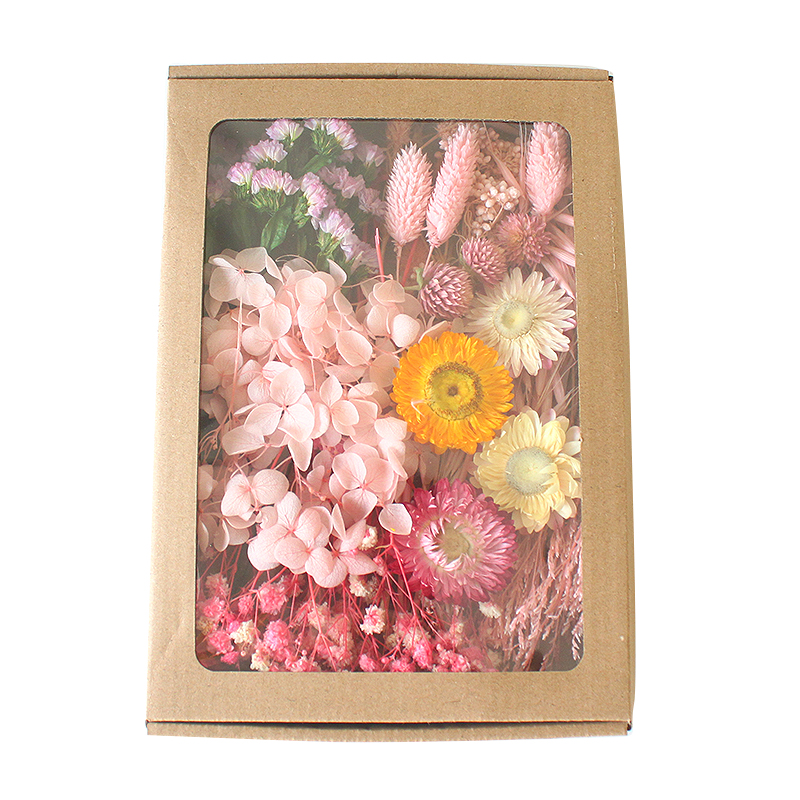 Dried Flower Craft Kit DIY Creative Handmade Decorations for Home Dried Flowers, Natural Plants, Real Flowers, Leaves