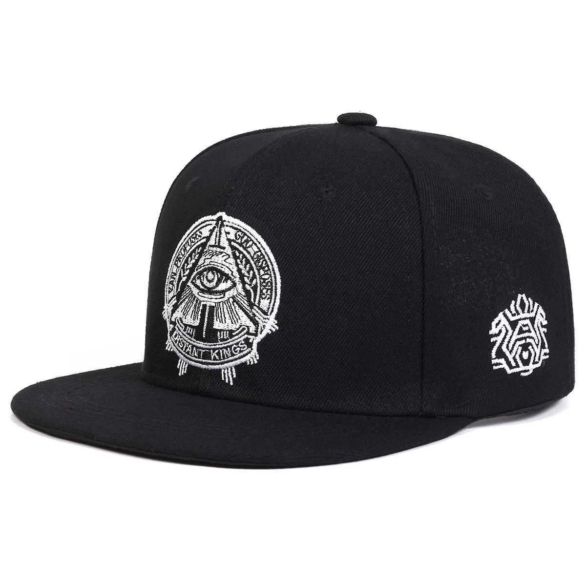 Adjustable Fashion Fastball Hat Gods Eye Artificial Suede Hip Hop Snap Cap Neutral Outdoor Casual Sun Baseball Hat W250414