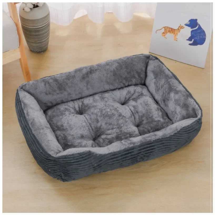 Square dog bed dog pet accessories plush calm sofa bed soft cushion for small and medium-sized cats and dogs X250412