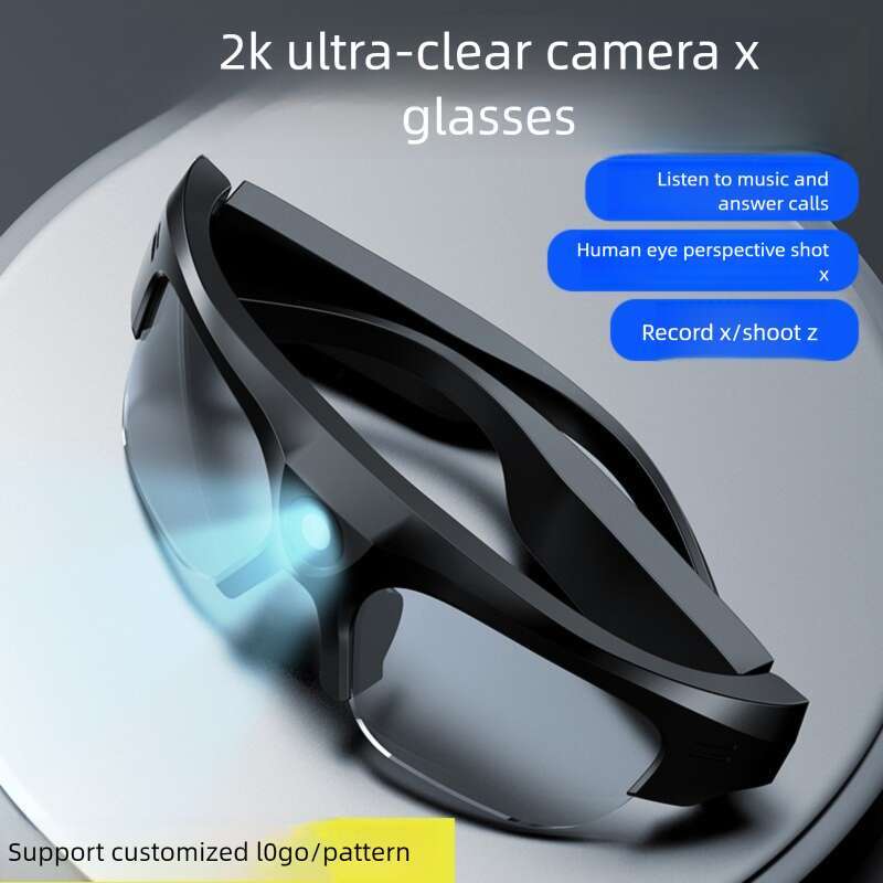 Famous brand intelligent designer Sunglasses photography and video Bluetooth black technology driving recorder sports riding glasses