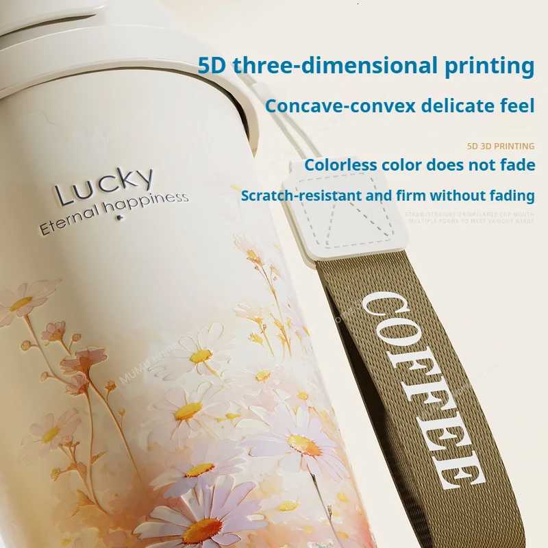 520ML Stainless Steel Thermal Cup Keeps Cold and Heat Mugs Portable Tumbler Coffee Cup Travel Thermal Water Bottle Vacuum Flask C251114