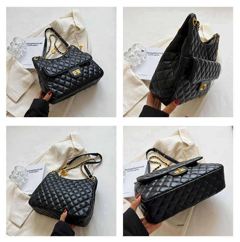 Autumn And Winter New Fashion Women Metal Chain Shoulder Underarm Bag Bags