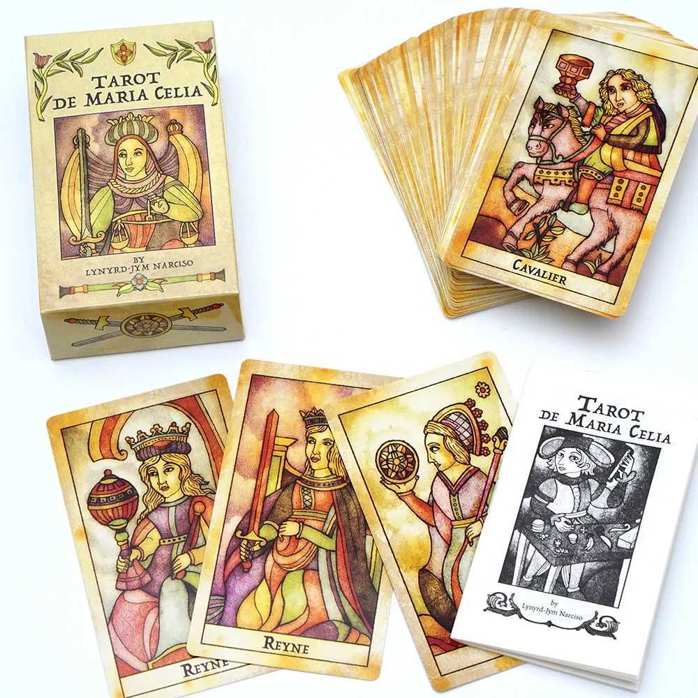 tarot de maria celia deck Spanish Version Fortune-telling Prophecy Tarot cards Family Party Game C251114
