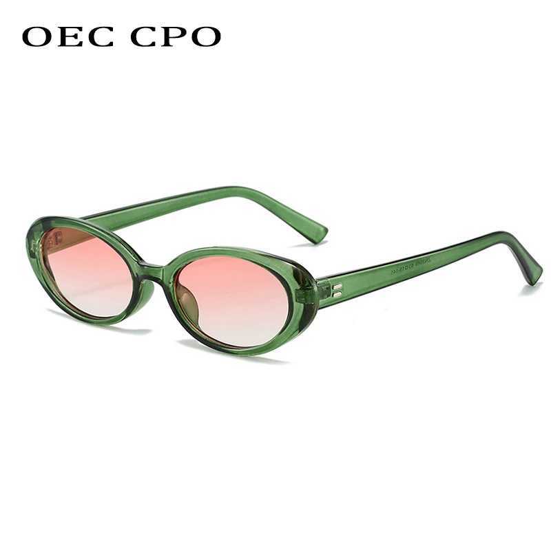 Retro retro oval sunglasses for women 2024 brand designer round sunglasses for men UV400 punk style luxury glasses for women OculusT250414