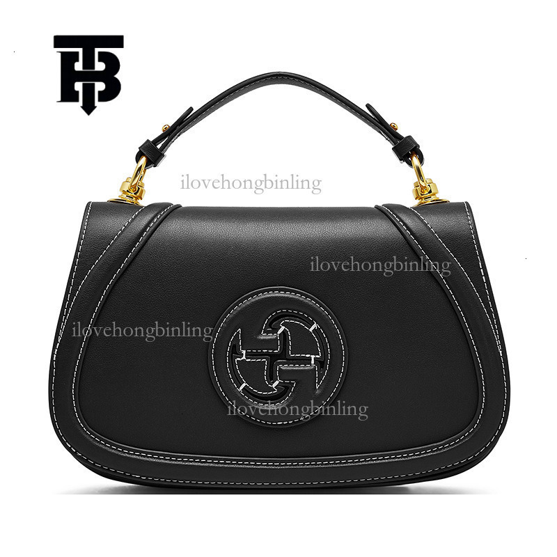 TB BHULAMTE Saddle Bag For Women 2025 New Genuine Leather Designer Bags High-end Retro Single Shoulder Crossbody Luxury Bag Versatile Light Luxury Und