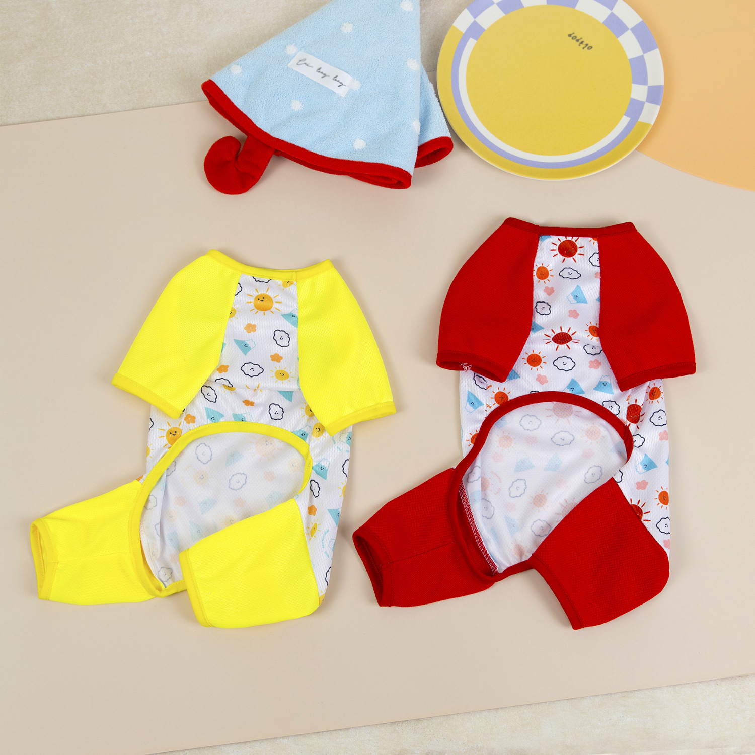 Dog Clothes Dog Pajamas Costumes for Indoor Outdoor Comfortable Puppy Pajamas Soft Breathable Dog Jumpsuit Shirt Coat for Medium and Small Dog XL A82