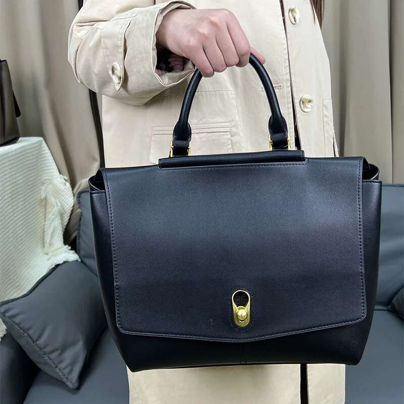 Work Shoulder Fashion Handbag Elegant Commute Travel Hobo Temperament Crossbody Vintage Underarm Bag