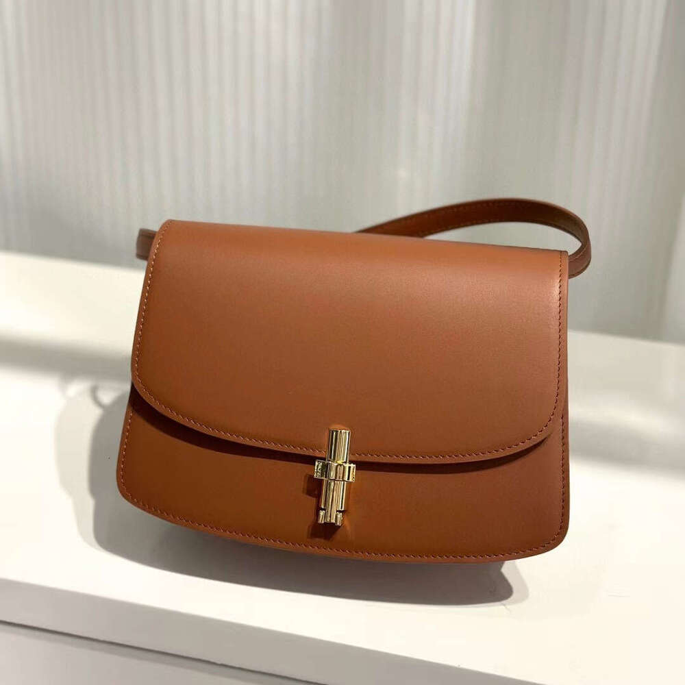 Women's Bags Top layer cowhide full leather small square niche design, light luxury new BOX tofu bag, single shoulder crossbody bag