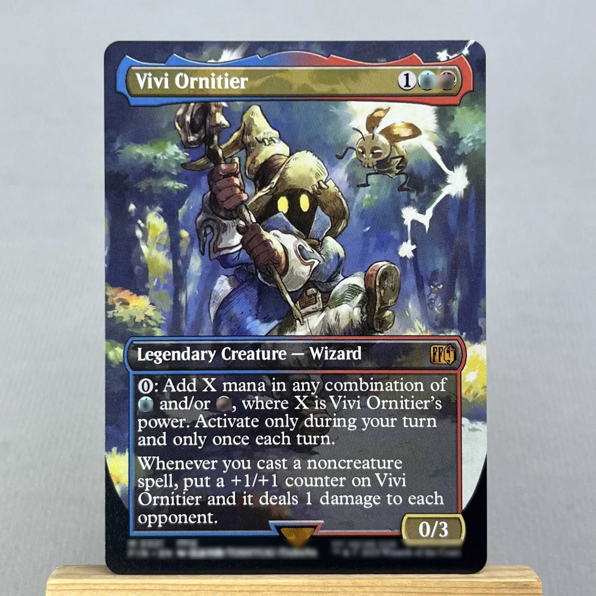 FIN HOLO14-01 Tcg proxy magic cards Vivi Ornitier Sephiroth Fabled SOLDIER Summon Bahamut Cloud Midgar Mercenary gather C251114