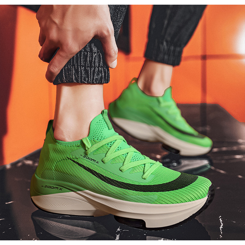 Free shipping large size marathon running shoes mesh breathable fashion low-top air cushion shoes casual shoes 2025s hot