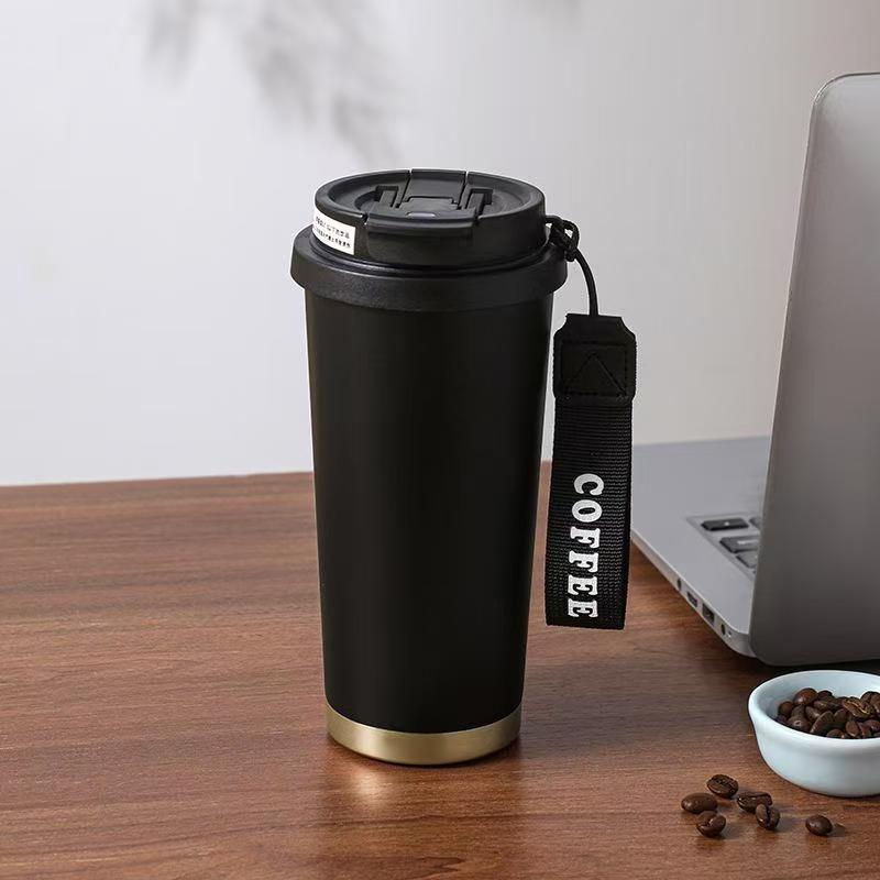 Custom Travel Stainless Steel Cup Thermal Leak-Proof Thermos Bottle Tea Coffee Mug Vacuum Flask Insulated Cups Hot W260226