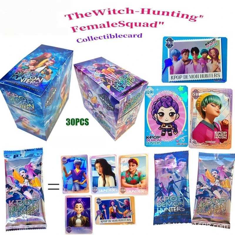 2025 New Anime K-Pop Demon Hunters Card Rare Anime Character Games Collection Card Blind Box Childrens Toys Christmas Gifts C251114