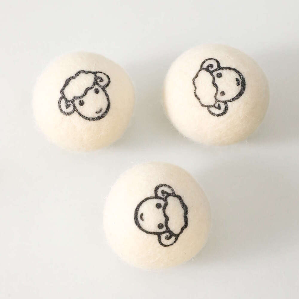 Self-Entertainment Felt Silent Chewing Teeth Cleaning Kitten Teething Teasing Interactive Wool Ball Cat Toy