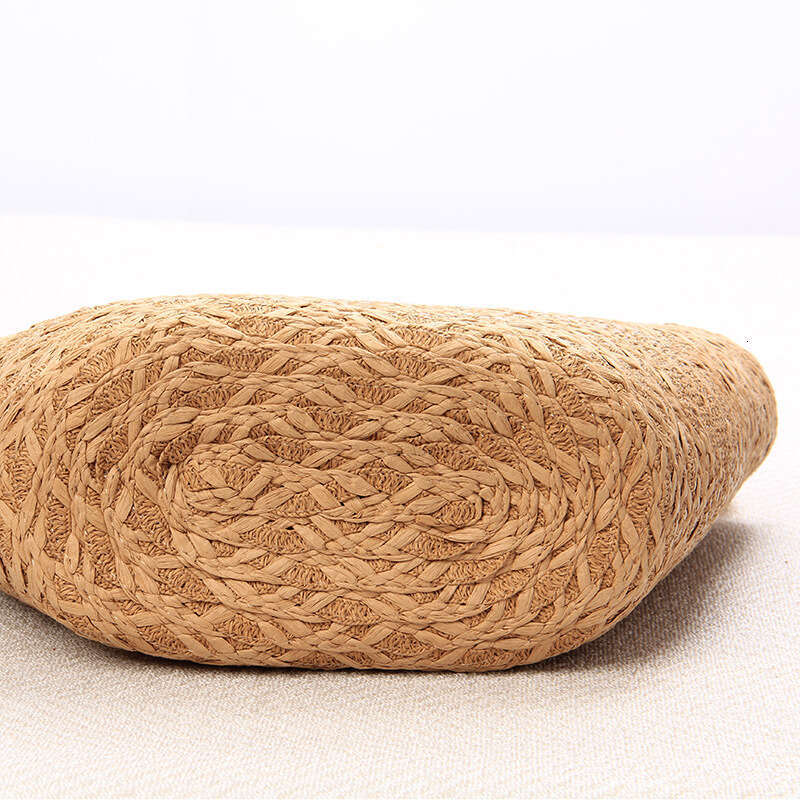 Handmade Beach Bag Ladies' Seaside French Beach Straw Woven Commuting High End Sense Large Capacity Tote Bag Women Kq2