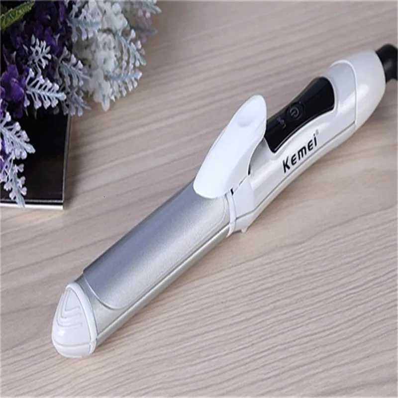 2 In 1 Electic Hair Curl Iron Ceramic Straightener Wave Flat Wand Styling Roller Straighter Hairstyling LCD Curler Tongs CrimpleT251114