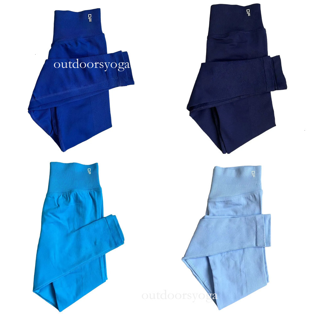 Dfynes Dyfne Set Short Alternative Candy Color Three-Section Waist Hip-Lifting Seamless Low-Waist Three-Quarter Leggings Pants Fiess Yoga Shorts 4D3