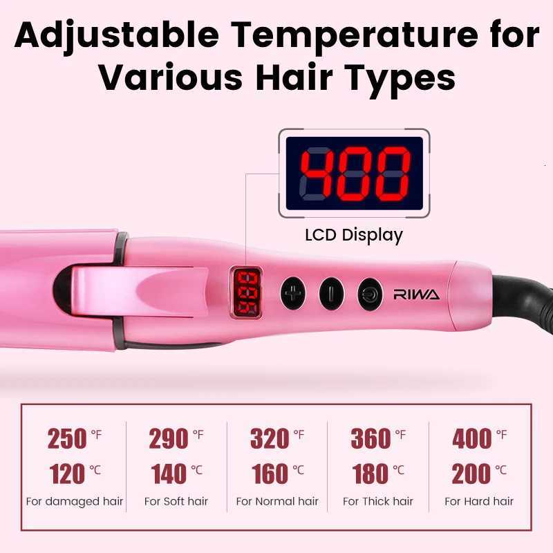 Hair Curler Professional curling iron 2 in 1 Hair Straightener and Curler Portable curler iron Ceramic Hair Straighten iron 809IT251114