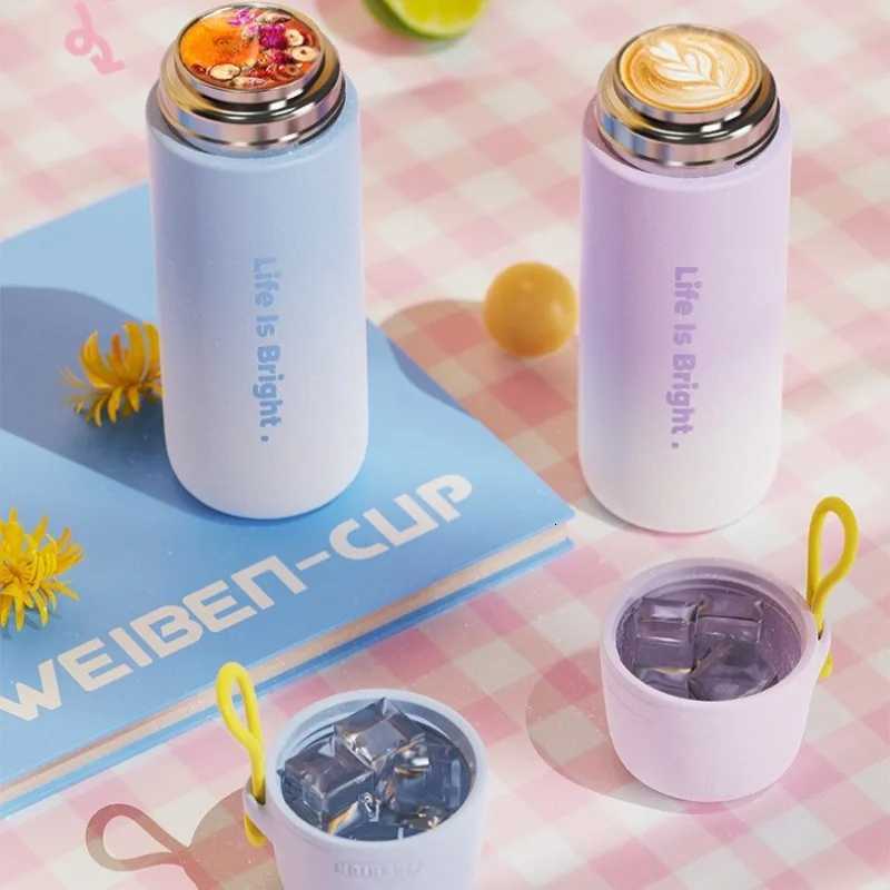 Gradient Stainless Steel Insulated Water Bottle 316 Travel Mug with Handle Portable Sports Cup Halloween Christmas Holiday Gift C251114