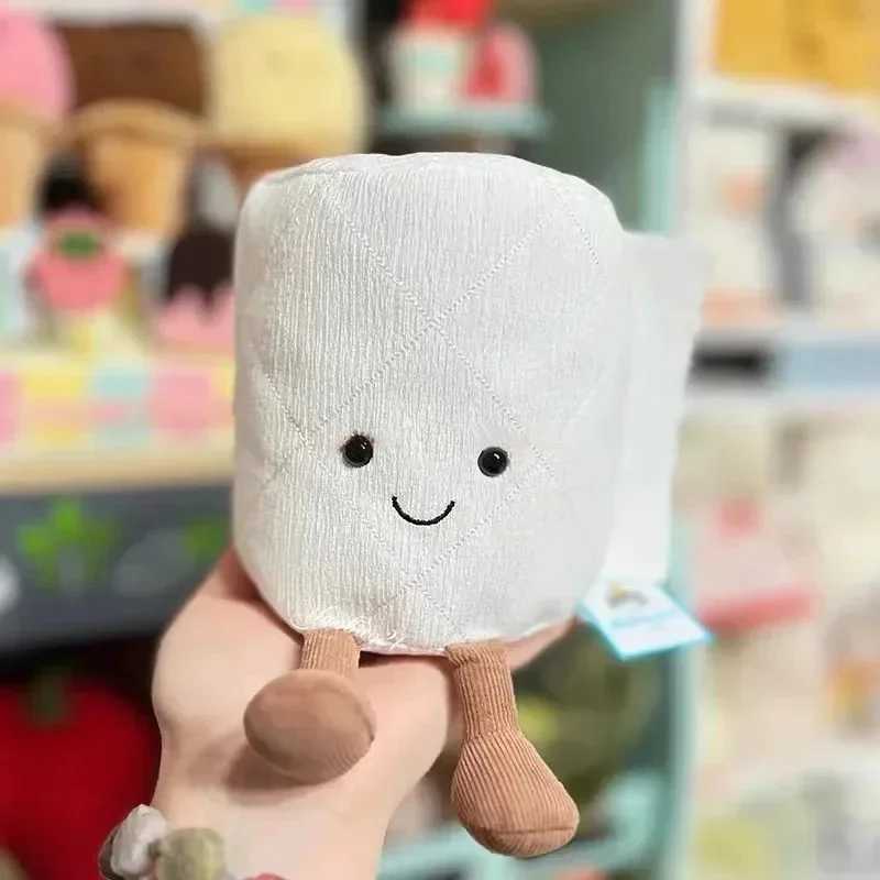Jelly cat plush cute toilet paper doll roll paper creative fun and cute doll pendant as a gift for friends without labelsW 20250414