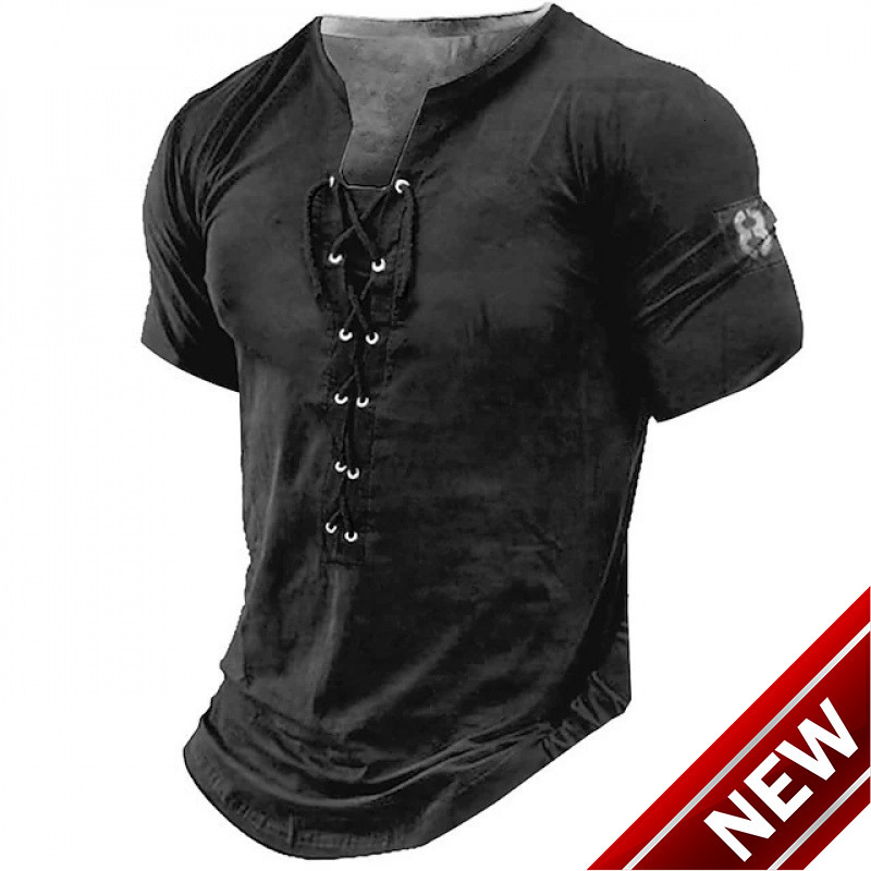 2025 mens Henry T-shirt graphic number Henry clothing 3D printing daily sports short sleeved series