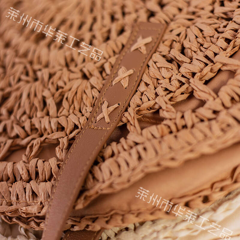 Handmade Beach Bag Rural Style Handbag, Woven Hollowed Out Small Round Bag, Fashionable And Atmospheric Women's Handbag Kq2