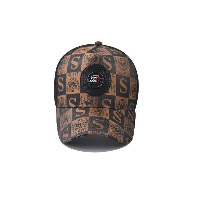 Fashionable outdoor mesh baseball cap mens checkered cap mesh cap casual Sunhat truck boys and girls Snapback Gorra wholesale W250414