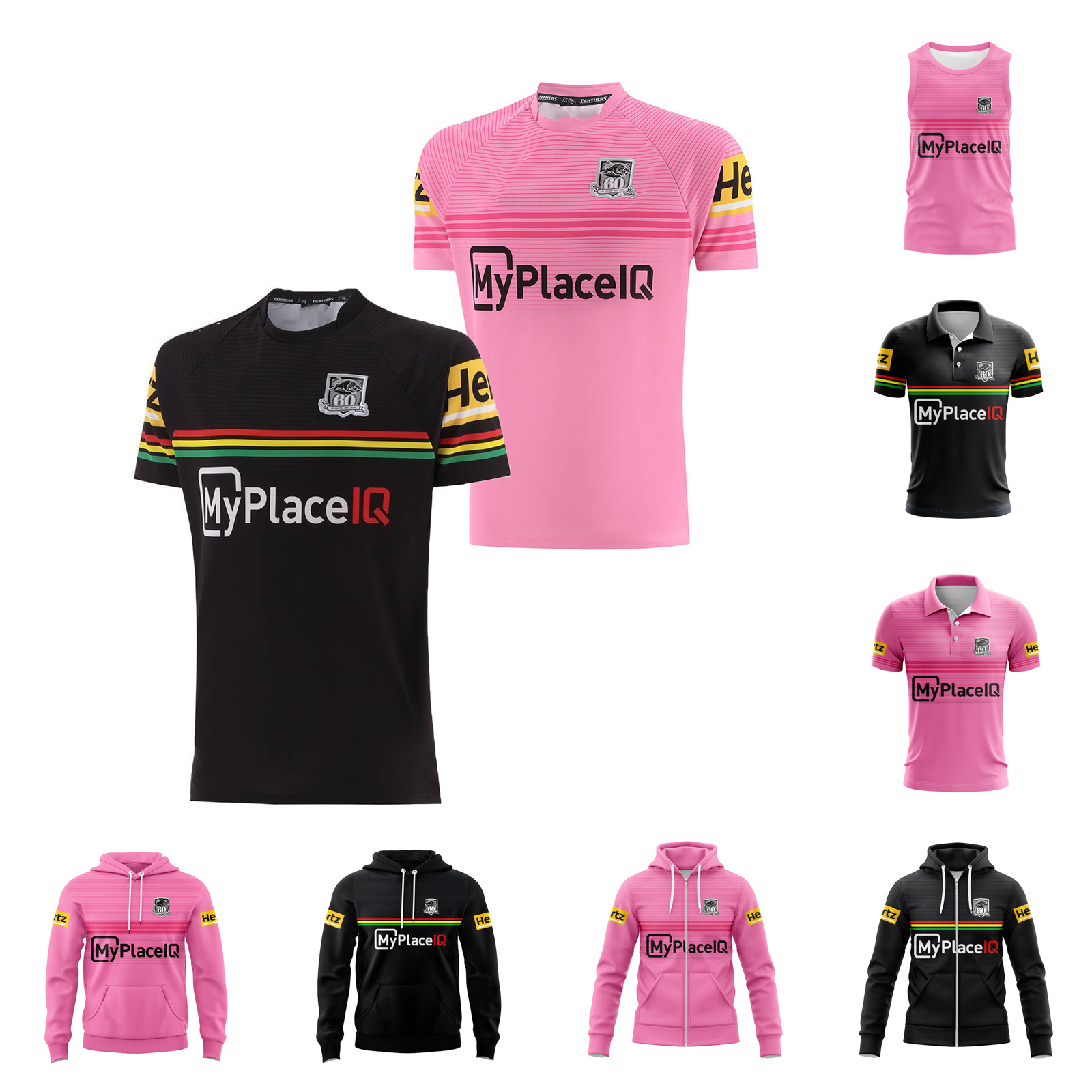 New Arrive 2026 Penrith Panthers Mens Home/Away Rugby Jersey Hoodies And Vest