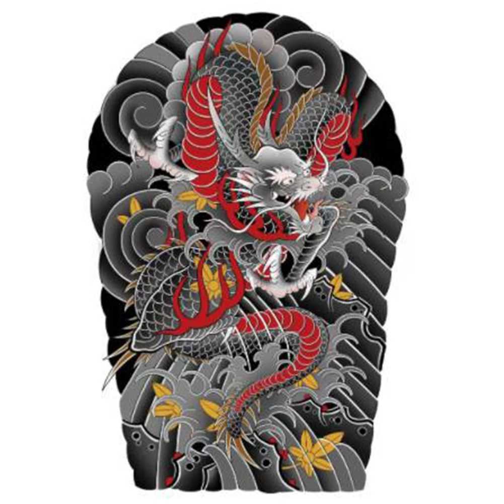 Full arm traditional style waterproof tattoo stickers for boys and girls temporary art tattoo stickersXJ25414