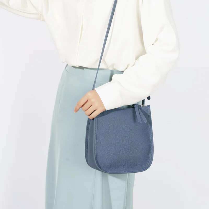 Designer Bag Women's Designer Handbag Leather Shoulder Fashion 2022 Square First Layer Cowhide Messenger Bag Small