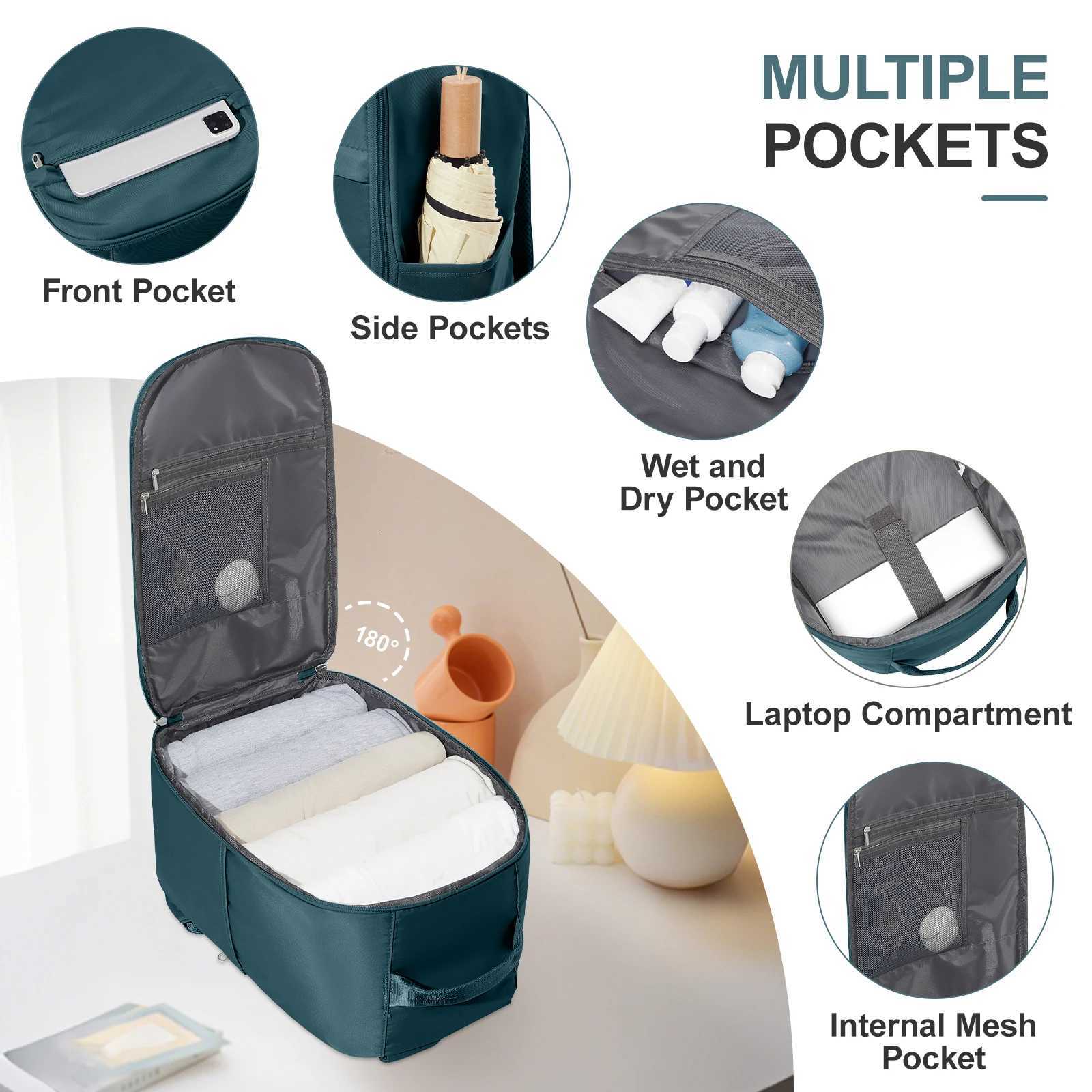 Airplane Hand Luggage Backpack for Ryanair 40x20x25 Cabin Bag Lightweight Aeroplane Carry-Ons Travel Backpack Short distanceW251113