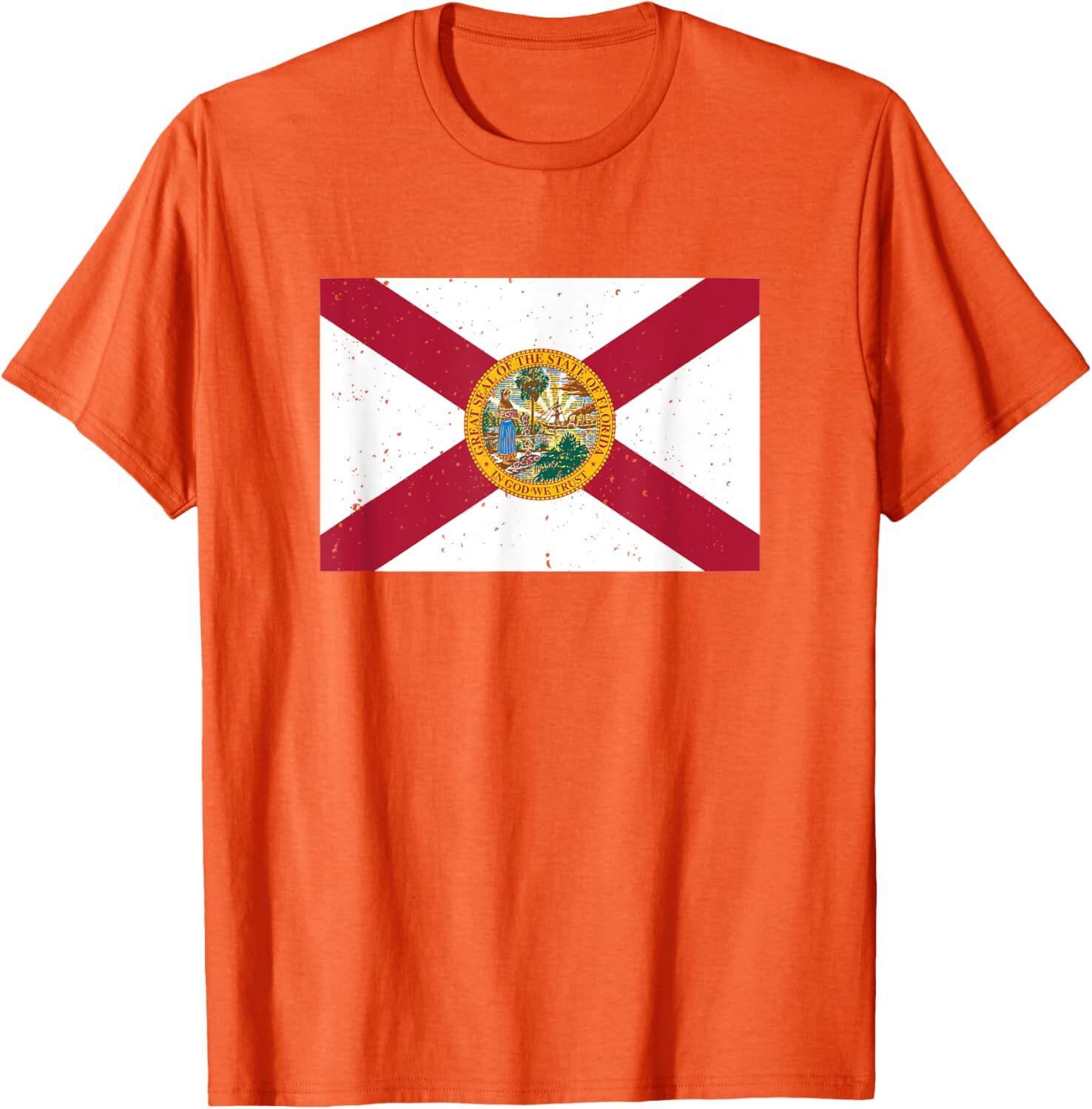 T shirt for Mens : Vintage Florida FL State Flag Graphic Tee Casual Tops Clothes Short sleeve cool