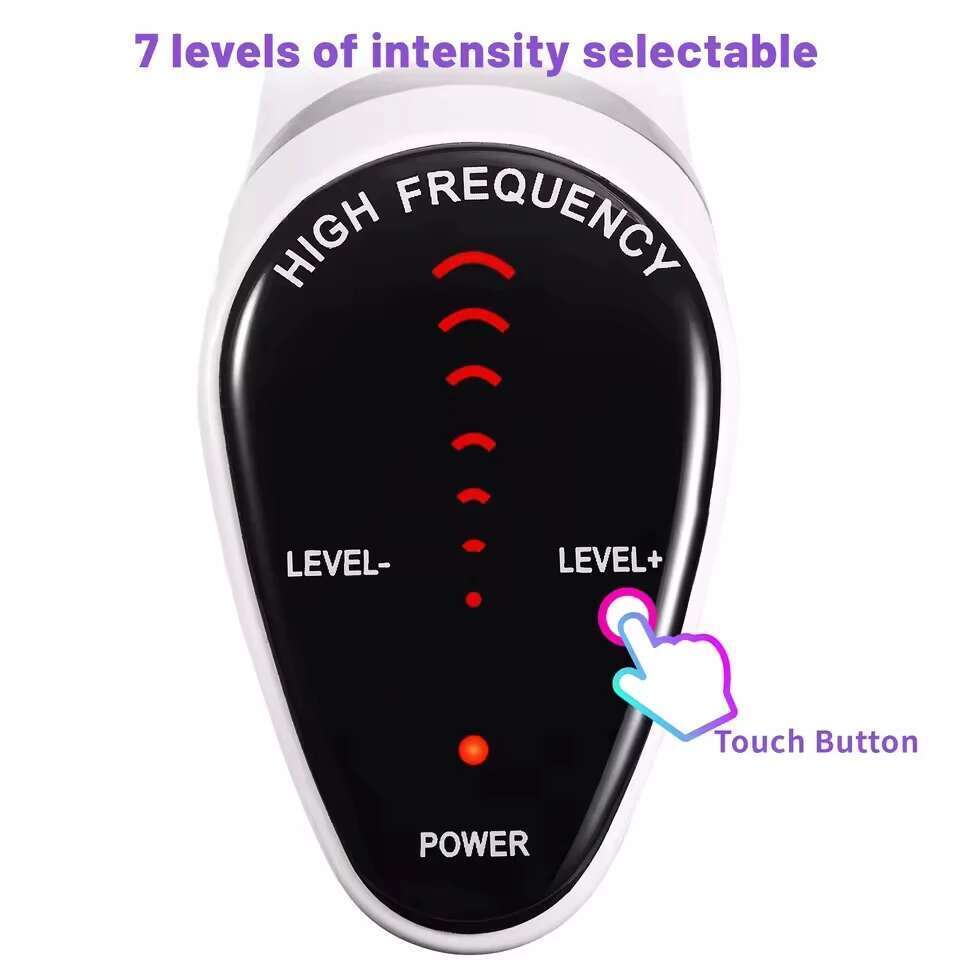 6 In 1 Touch Panel High Frequency Facial Hine For Hair Face Electrotherapy Wand Argon Treatment Acne Skin Care