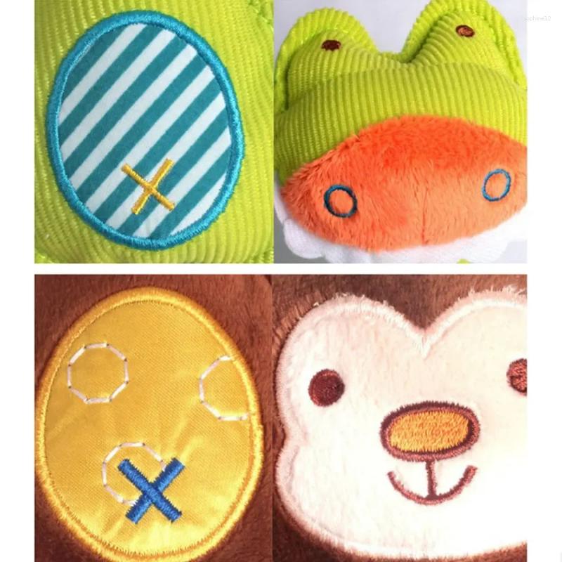 Pet Dog Toy Cartoon Animal Bite Resistant Squeak Puppy Chew Tooth Cleaning Interactive Supplies