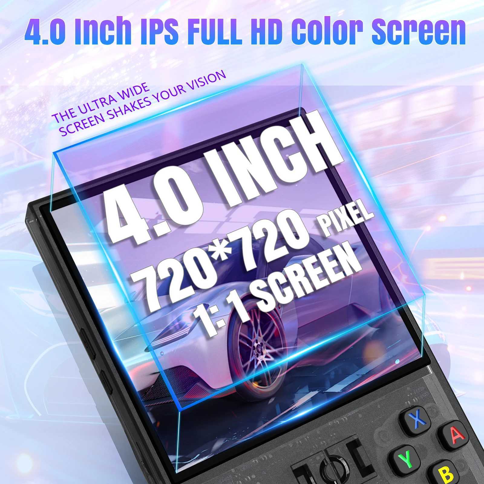 Open Source R36Max Retro Handheld Video Game Console RK3326 Chip 64G 128G Portable Pocket Game Player 4 HD Sn Game Console XJ250619