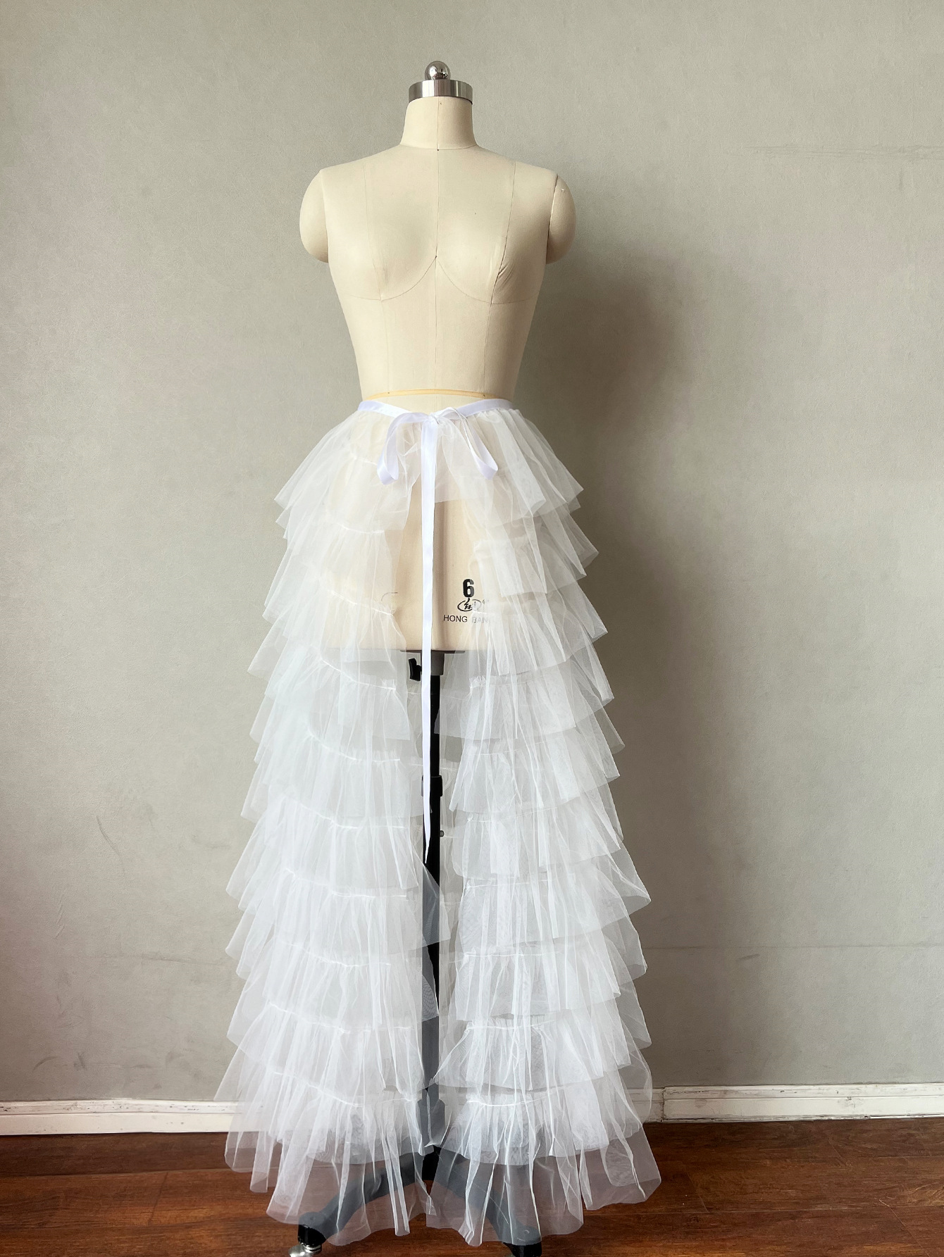 Skirts Puffy skirt multi-layer gauze skirt bridesmaid skirt light dress grand swing floor mopping one-piece gauze skirt