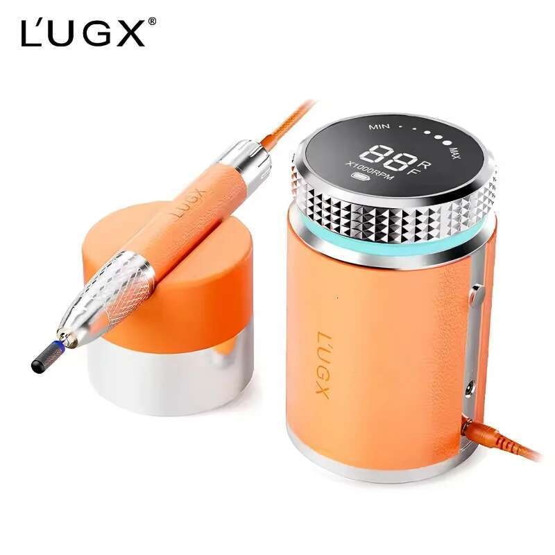 L'ugx Professional Drill, Waterproof 35000Rpm Brushless Drill Hine, Rechargeable Nail Efile For Acrylic Gel Nails