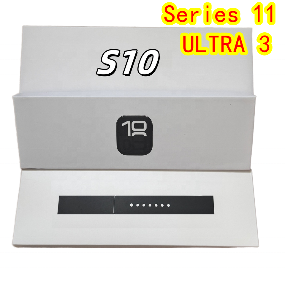 newest Top Quality Ultra 3 Ultra2 Series 10 Smartwatch For Apple Series11 s10 49mm Smart Watch Cases smartwatch sport watch wireless charging strap box Smart Watches