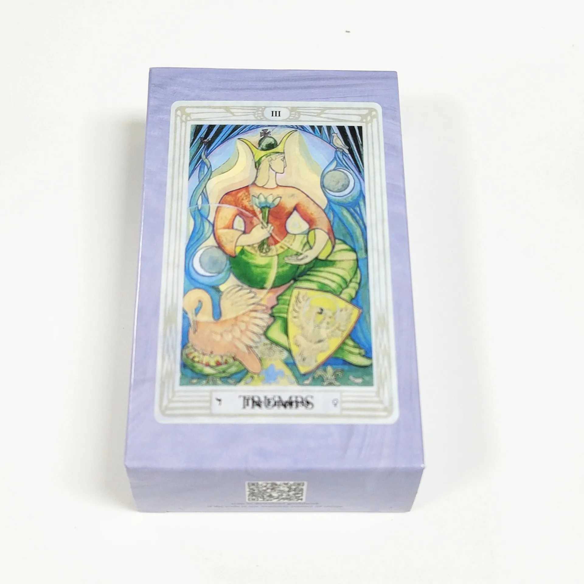 12x7cm Standard size 78Pcs Alester crowley thoth Tarot deck Cards Board Deck Games Cards For Party Game with paper manual C251114