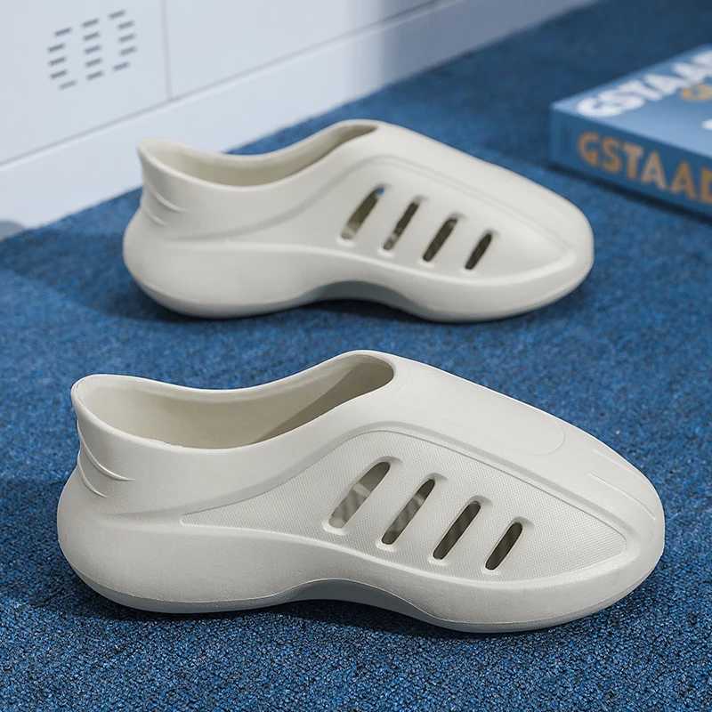 The trend of new Baotou sliders with thick bottoms for casual beach couples and full sport sliders in the spring of 2025 W250414