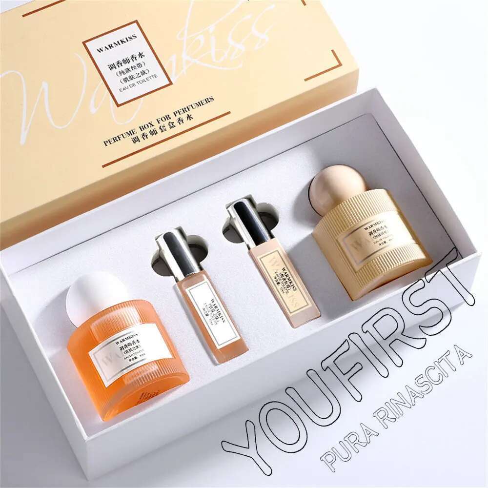 Original Brand Perfume Women 100Ml Pheromone Parfum Femme Gift Box 4Pcs Set Lasting Plant Ral Scent Profumo Donna For Date