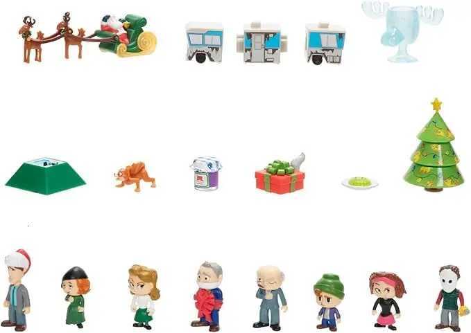 2024 New 24 Day Christmas Vacation Advent Calendar Christmas Vacation Figures And Accessories Christmas Countdown Calendar Gift Y251114