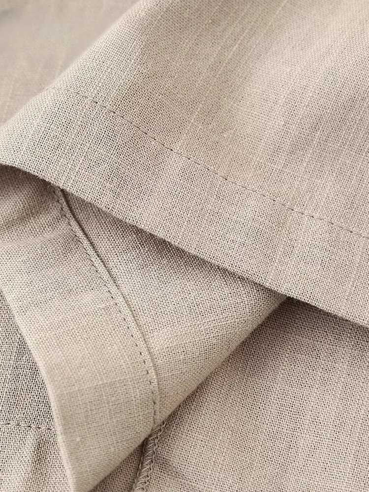 TR 2024 Fashion Womens Pants Set Solid When Drstring Long Sve Cardgian Shirt+Elastic Waist Wide Leg PantsXJ250414