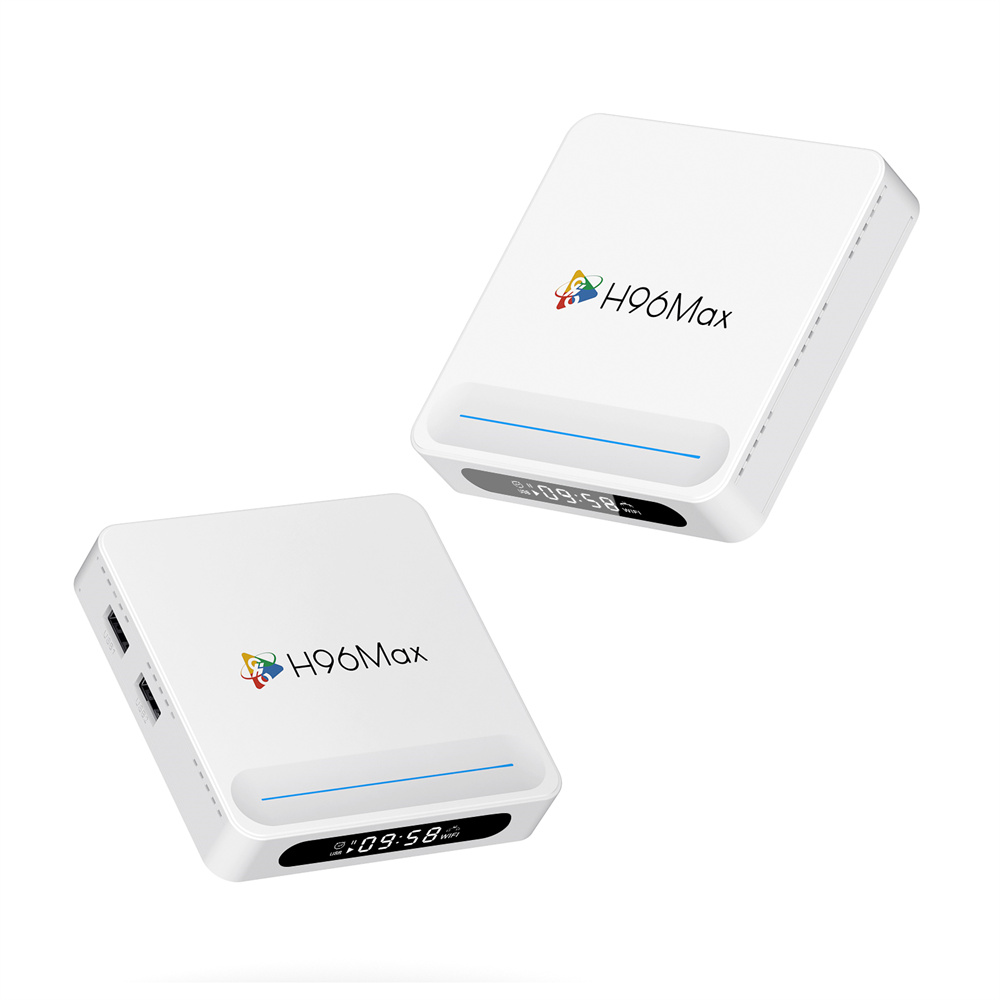 H96 MAX H618 PLUS Smart TV Box Android 14 Wifi6 BT5.4 8K 2G 16G 4G 32G 128G Media Player Set Top TV Box